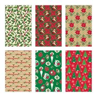 Hometown Holidays 68301 Gift Wrap Assortment, Paper, Pack of 60 