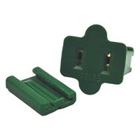 Hometown Holidays ZPLG-F Slide Plug, Female, Green, For: C7 and C9 18 AWG SPT-1 Cord 