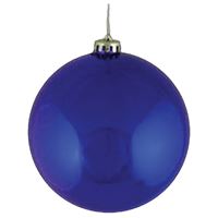 Hometown Holidays 99201 Christmas Ball Ornament, 150 mm H, Plastic, Assorted, Pack of 24 