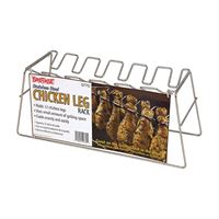 Bayou Classic 0770 Chicken Leg Rack, Stainless Steel, Pack of 4 
