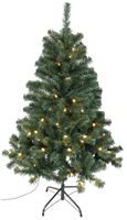 Hometown Holidays 61947 Sheared Tree, 4-1/2 ft H, Noble Fir Family, 120 W, LED Bulb, Clear Light 